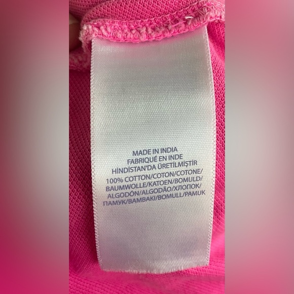 Ralph Lauren hot pink, baby girl onesie with ruffles and snap bottom; size 18 mo - Picture 6 of 7